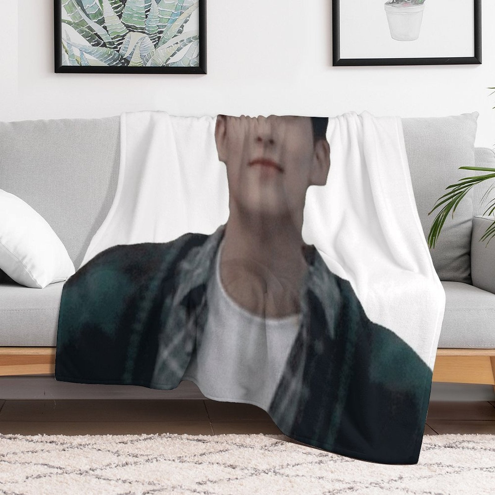 Mark Lee Machine-washable Throw Blanket