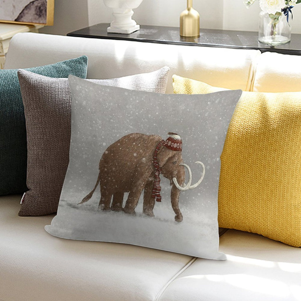 The Ice Age Sucked Soft Skin-Friendly Throw Pillow