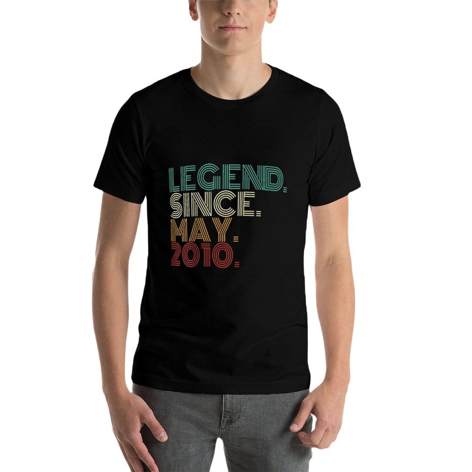 15 Years Old Legend Since May 2010 15th Birthday  Tagless Design T-Shirt