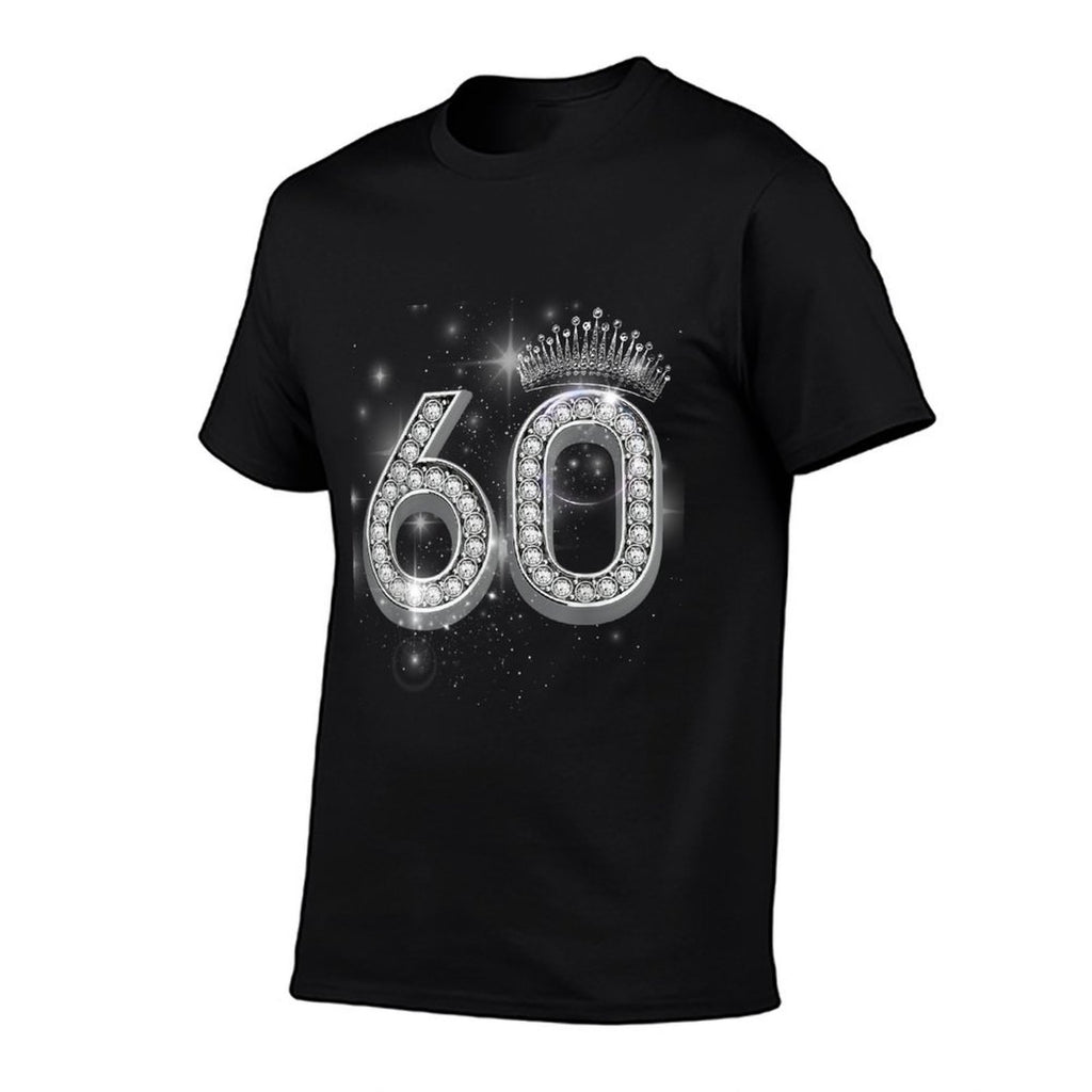 60th Birthday Queen Women Diamond Crown 60 Year Old Gifts  Tagless Design T-Shirt