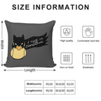 Duck in Bat Costume Soft Washable Throw Pillow