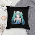 Hatsune Miku Soft Reinforced Edging Throw Pillow