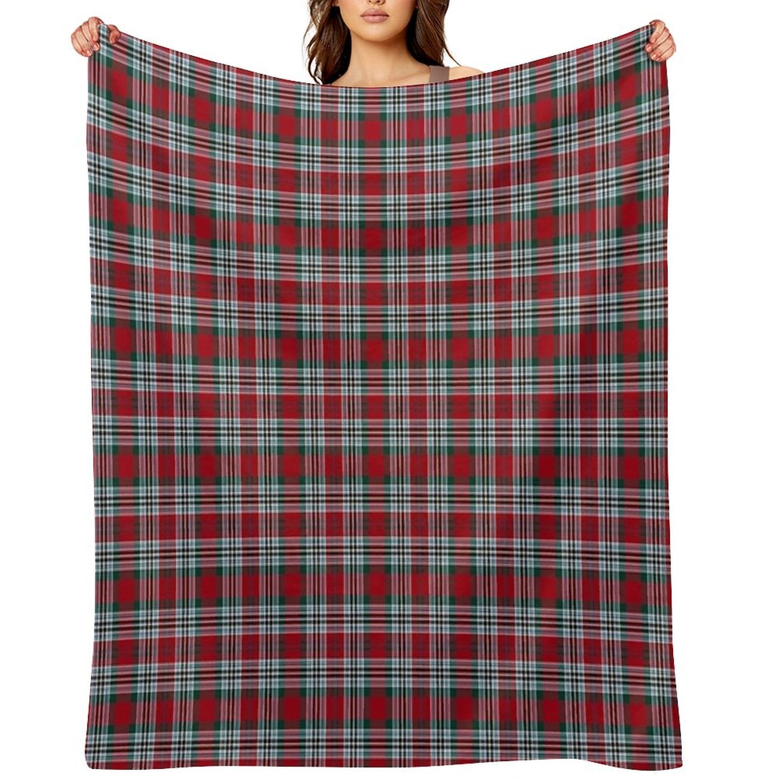 Clan Metcalf Tartan Eco-conscious Throw Blanket