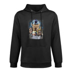 Trash Animals Howling at The Moon - Funny Team Trash Versatile Streetwear Hoodie