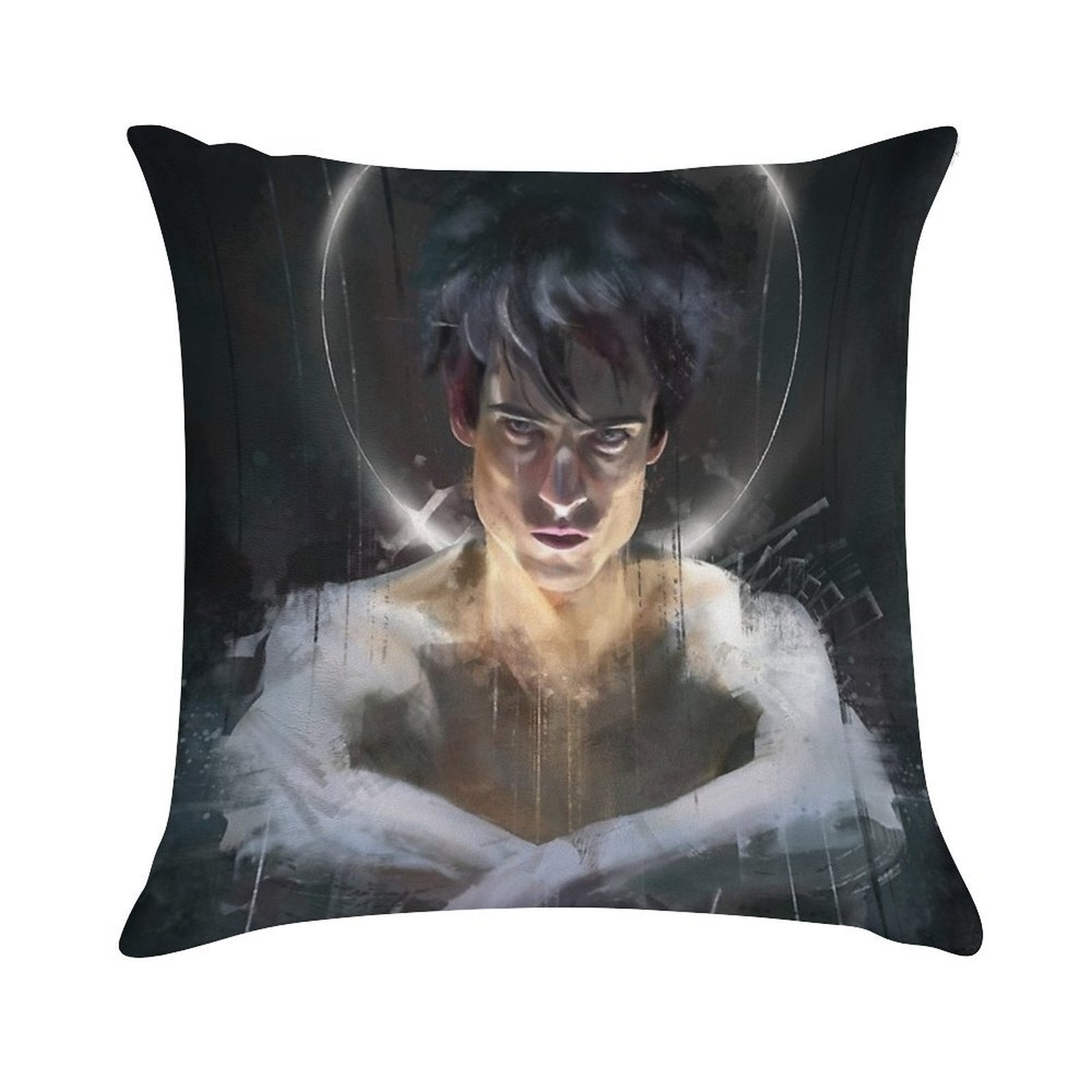 In The Dark Soft Anti-Pilling Throw Pillow
