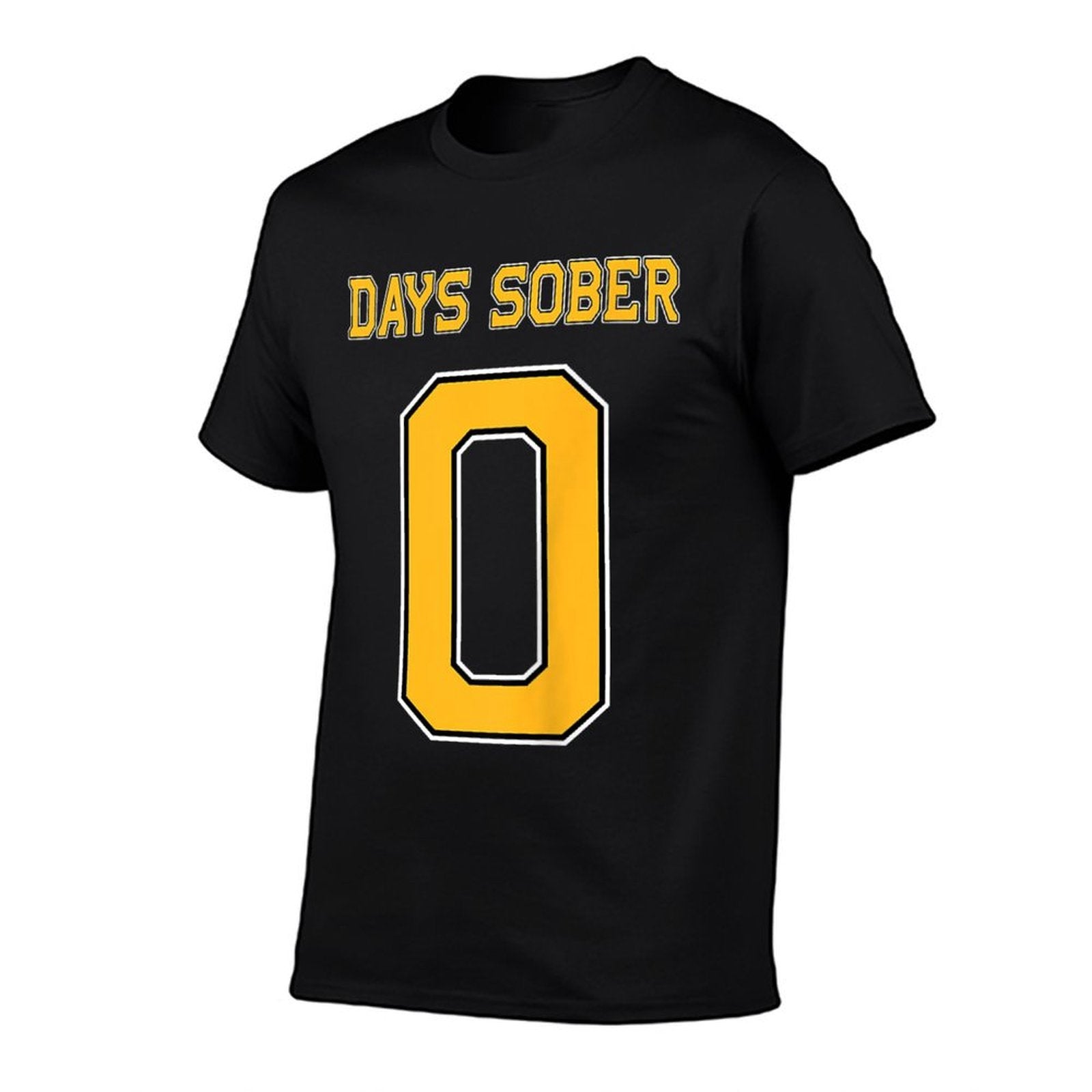 0 DAYS SOBER Jersey Hockey Football Funny Drinking  Trendy Pattern T-Shirt