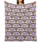 Cute Love Heart Bubble Tea Premium Throw Blanket