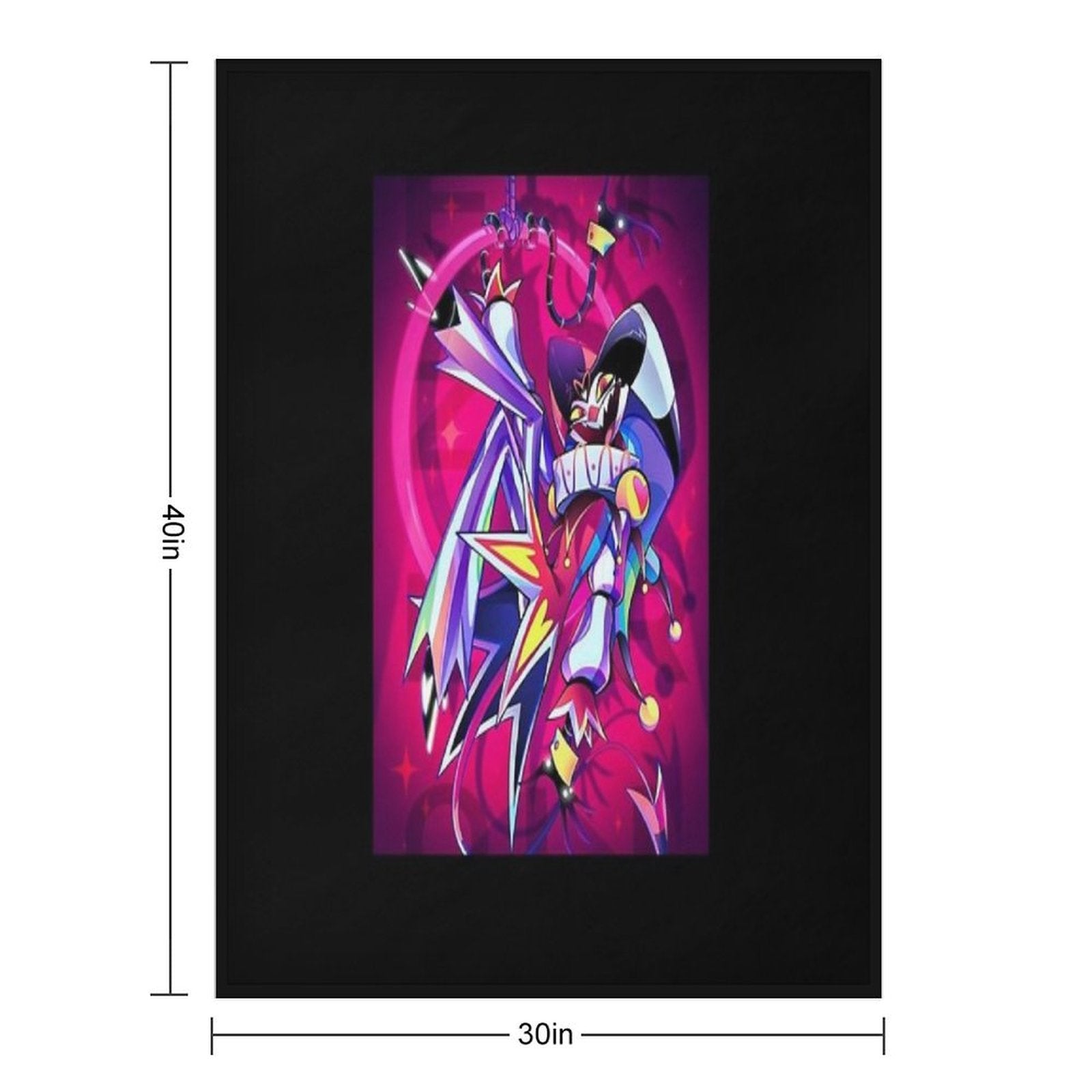 Helluva Boss - Fizzarolli Durable Throw Blanket