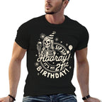 21st Birthday Girl Sips Sip Hooray It's My 21st Birthday  Fade-proof Color T-Shirt