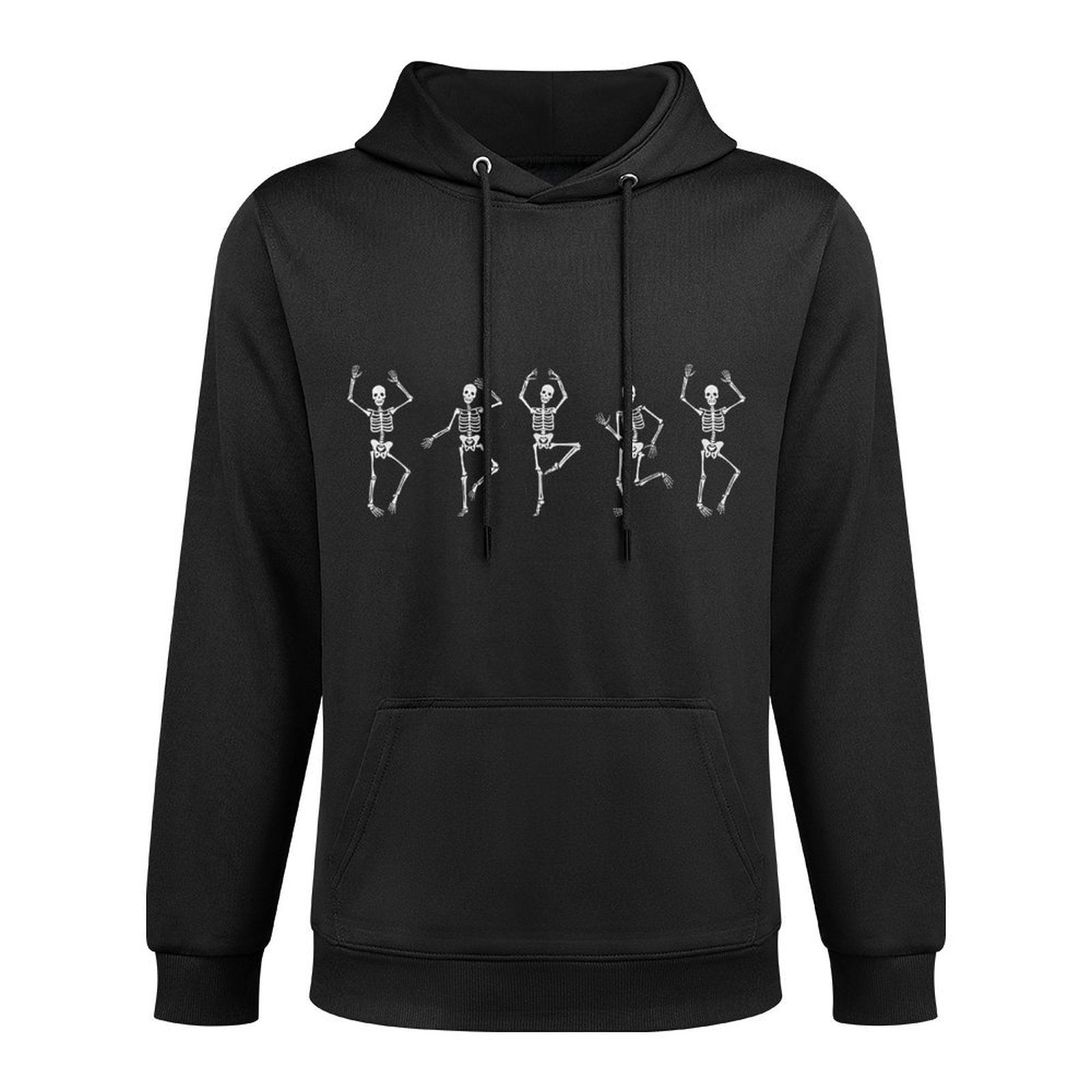 Dancing Skeleton Funny Halloween Costume Skull Dance Moisture-Wicking Hoodie