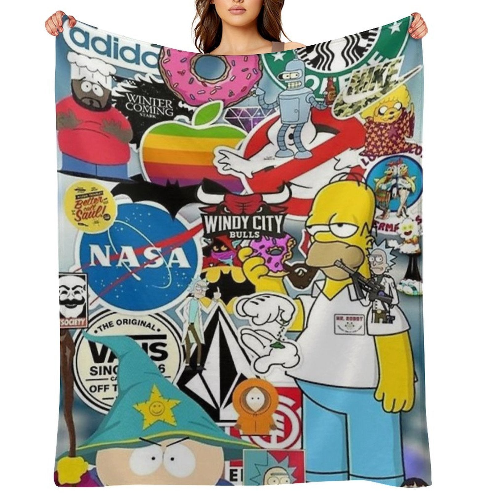 Vintage Brands All-season Throw Blanket