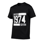 50th Birthday Vintage 1974 Limited Edition Men  Trendy Pattern T-Shirt