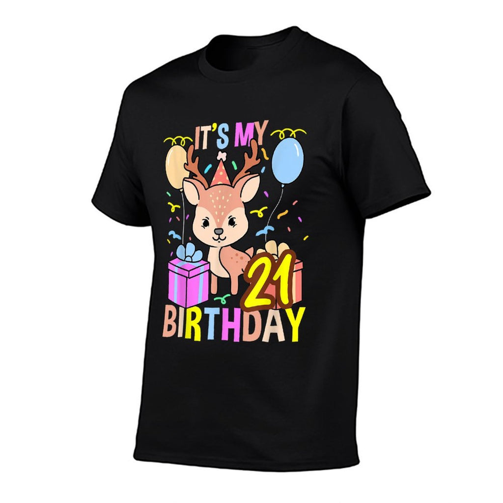 Its My 21st Birthday Deer  Breathable T-Shirt