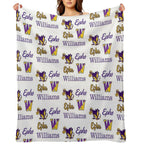 Williams College Logo Pack Eco-conscious Throw Blanket