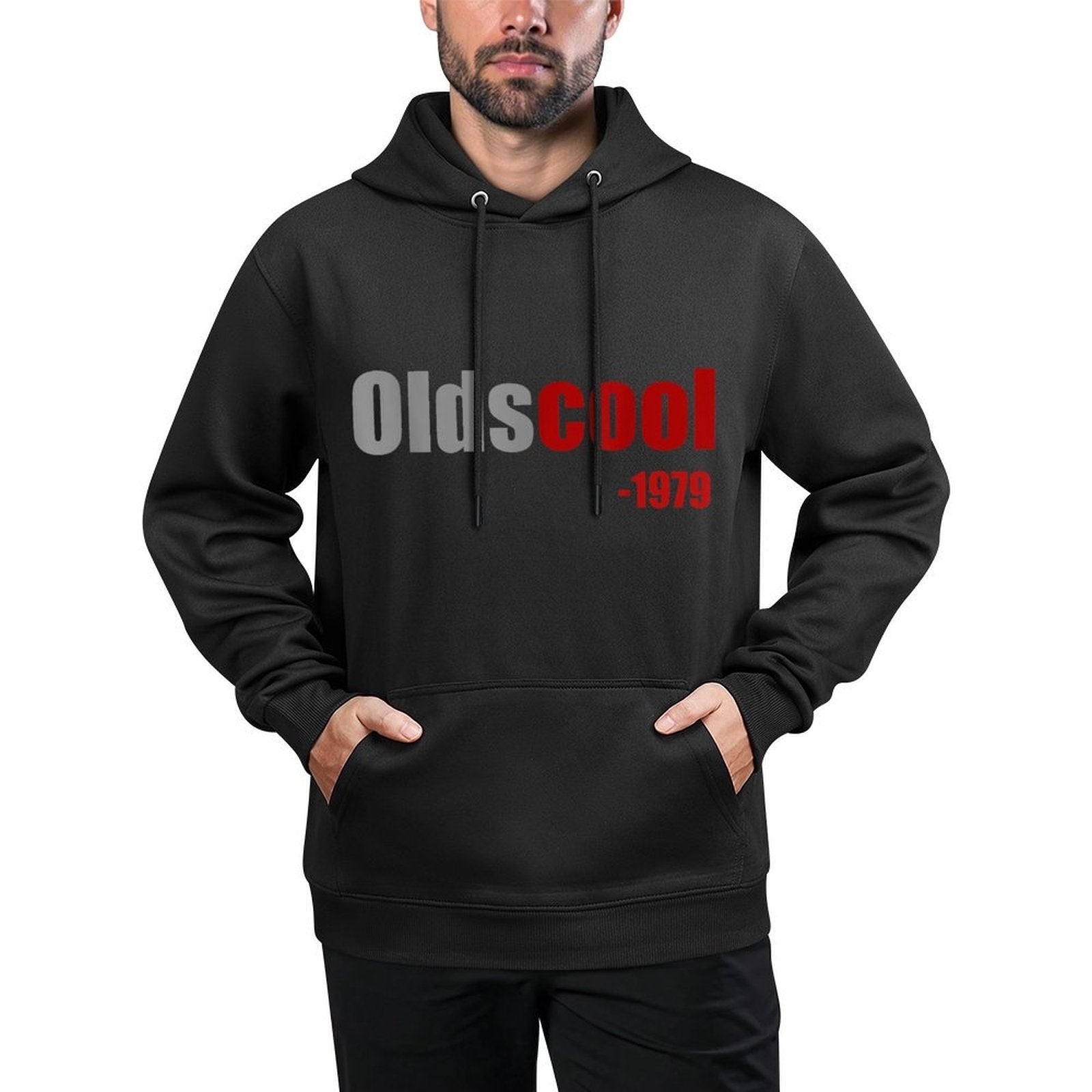 Oldscool 1979 - Funny 40th Birthday Gift Adjustable Hood Hoodie