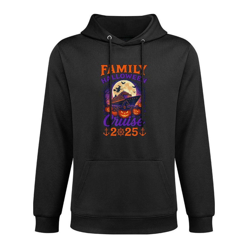 Family Halloween Cruise 2025 Matching Family Cruising Crew Medium-Weight Fabric Hoodie