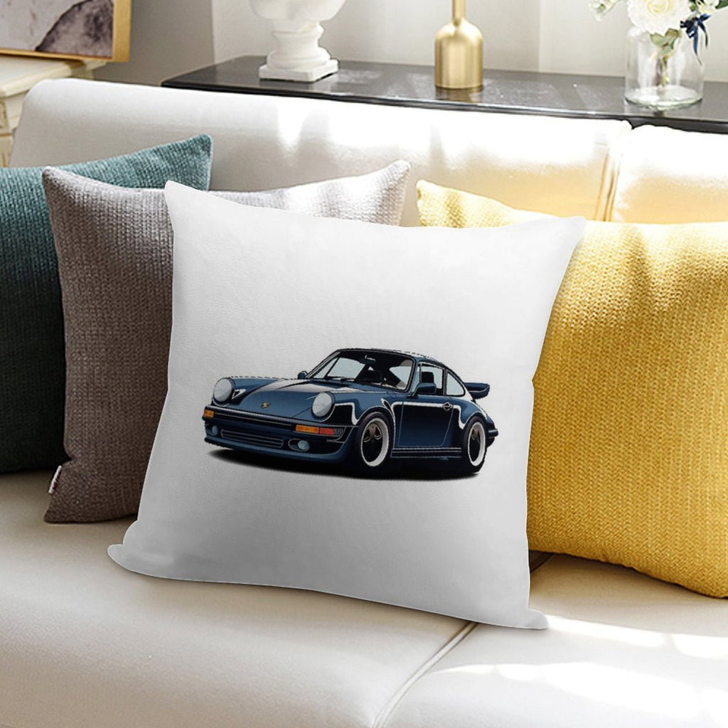 964 Navy Blue Soft High-Density Material Throw Pillow