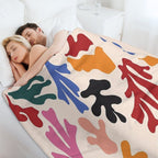 Matisse Patterns Anti-pilling Throw Blanket