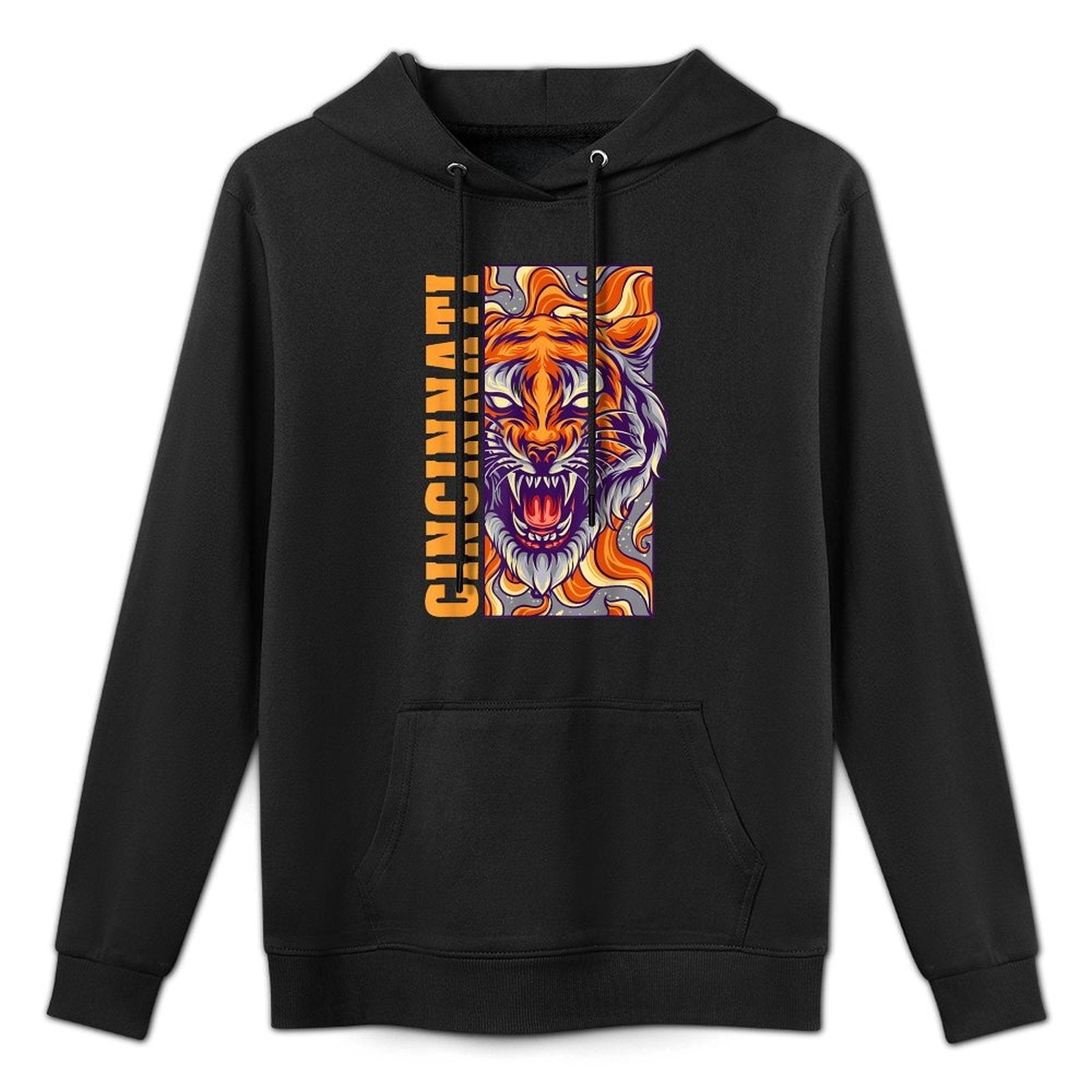 Growling Bengal Tiger Shape Retention Hoodie