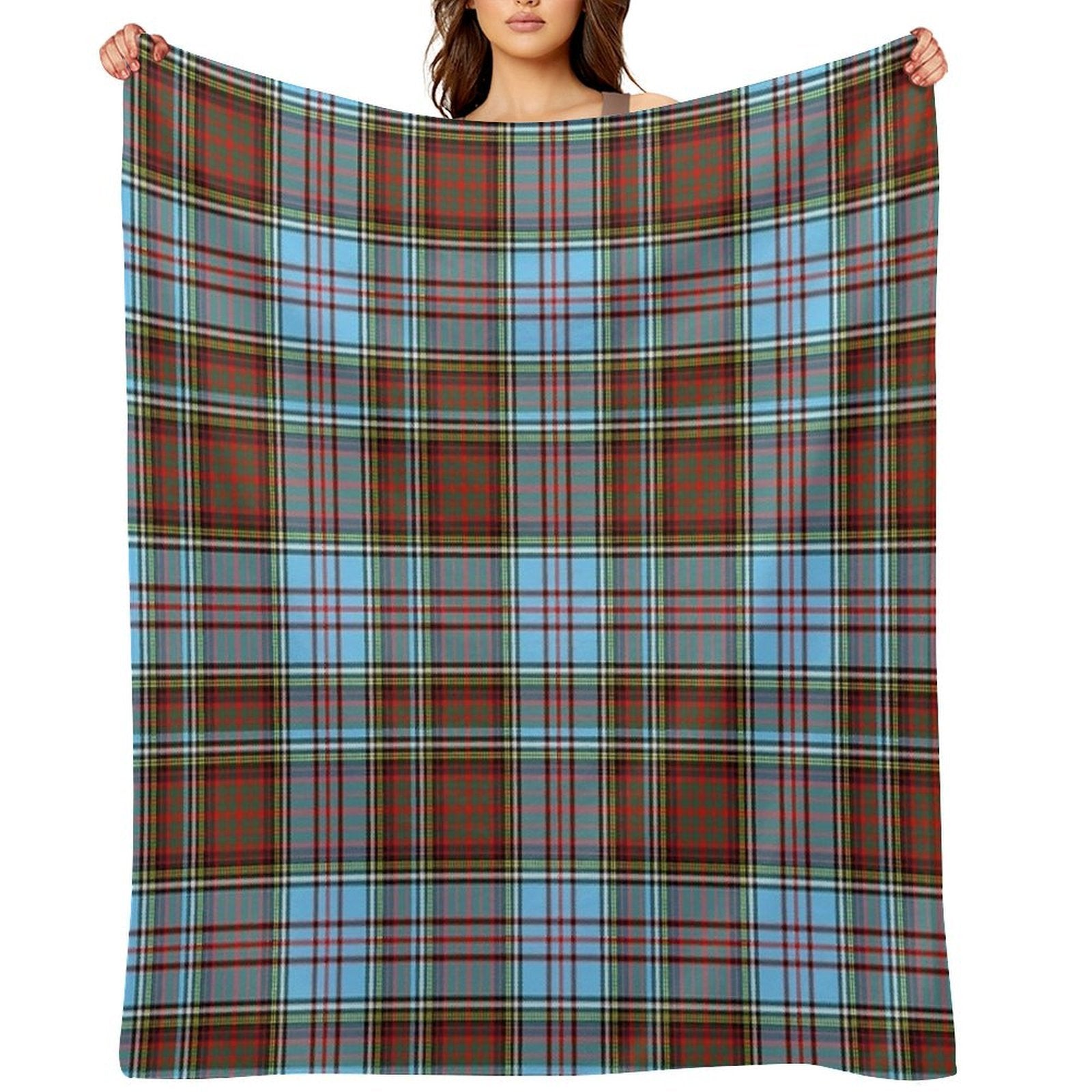 Clan Anderson Ancient Tartan Wrinkle-free Throw Blanket