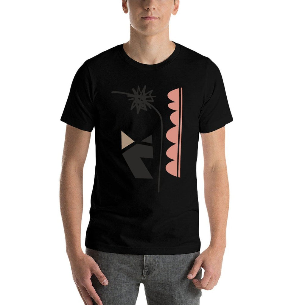 Mid Century Modern Art Abstract  Tagless Design T-Shirt