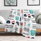 Bigger Sticker Pack I Smell Snow, In Omnia Paratus, A Film by Kirk All-season Throw Blanket