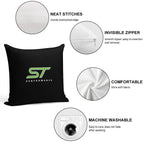 Motorsport  ST  Focus  Performance  Green Soft Reinforced Edging Throw Pillow
