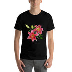 Stargazer Lily Great for Gardeners Flower Lovers Gift  Lightweight T-Shirt