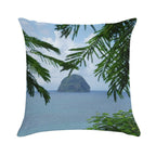 Rocher Du Diamant 2 - Martinique, F.W.I. Soft Bedroom Essential Throw Pillow