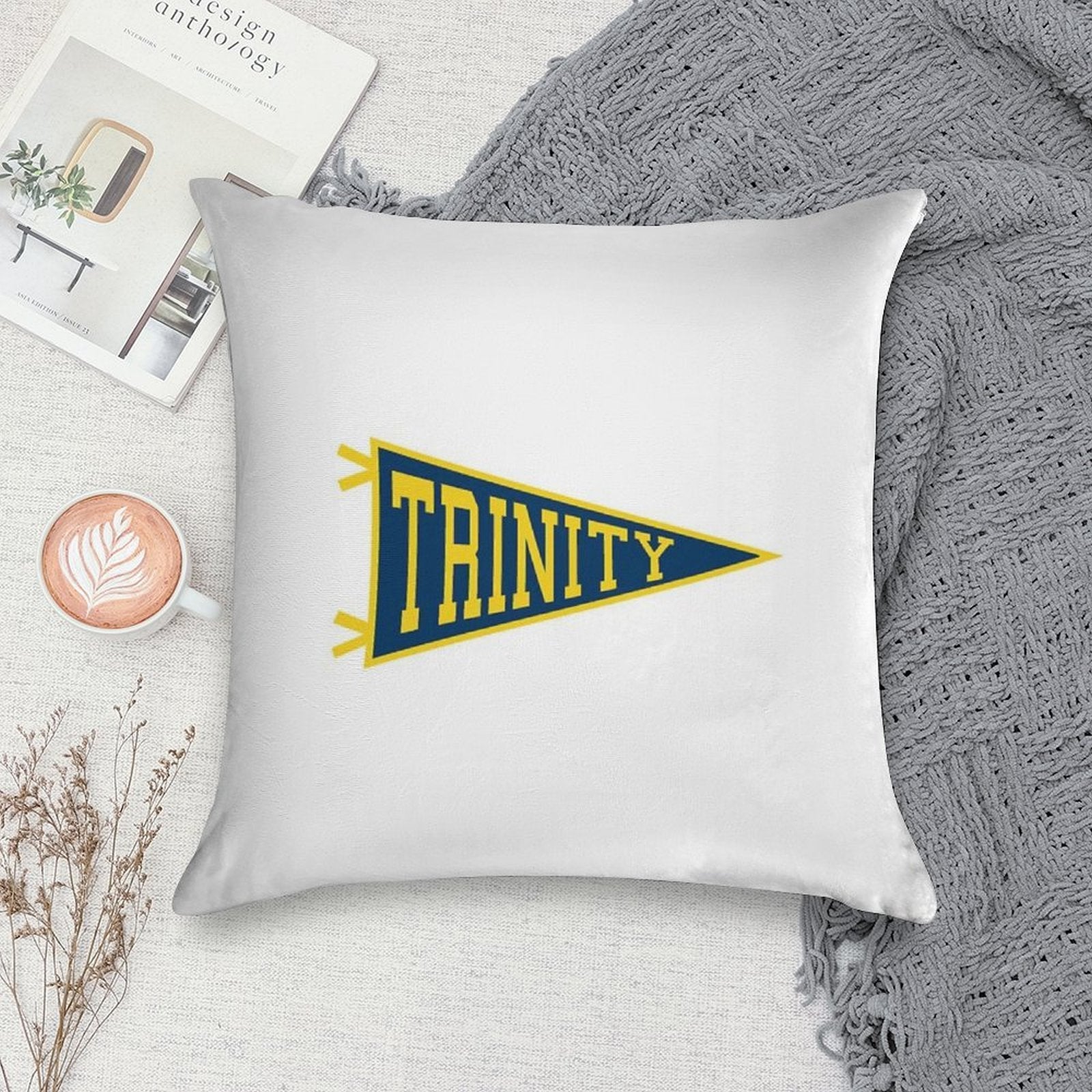 Trinity Pendant Soft Luxury Feel Throw Pillow