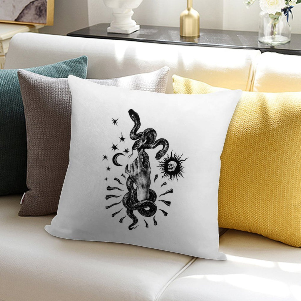 Martial Snake Soft Multiple Sizes Throw Pillow