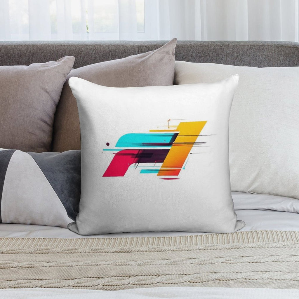Formula 1 Modern Redesigned Logo Soft Multiple Sizes Throw Pillow