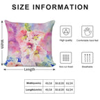 Cottage Garden Summer Soft Skin-Friendly Throw Pillow