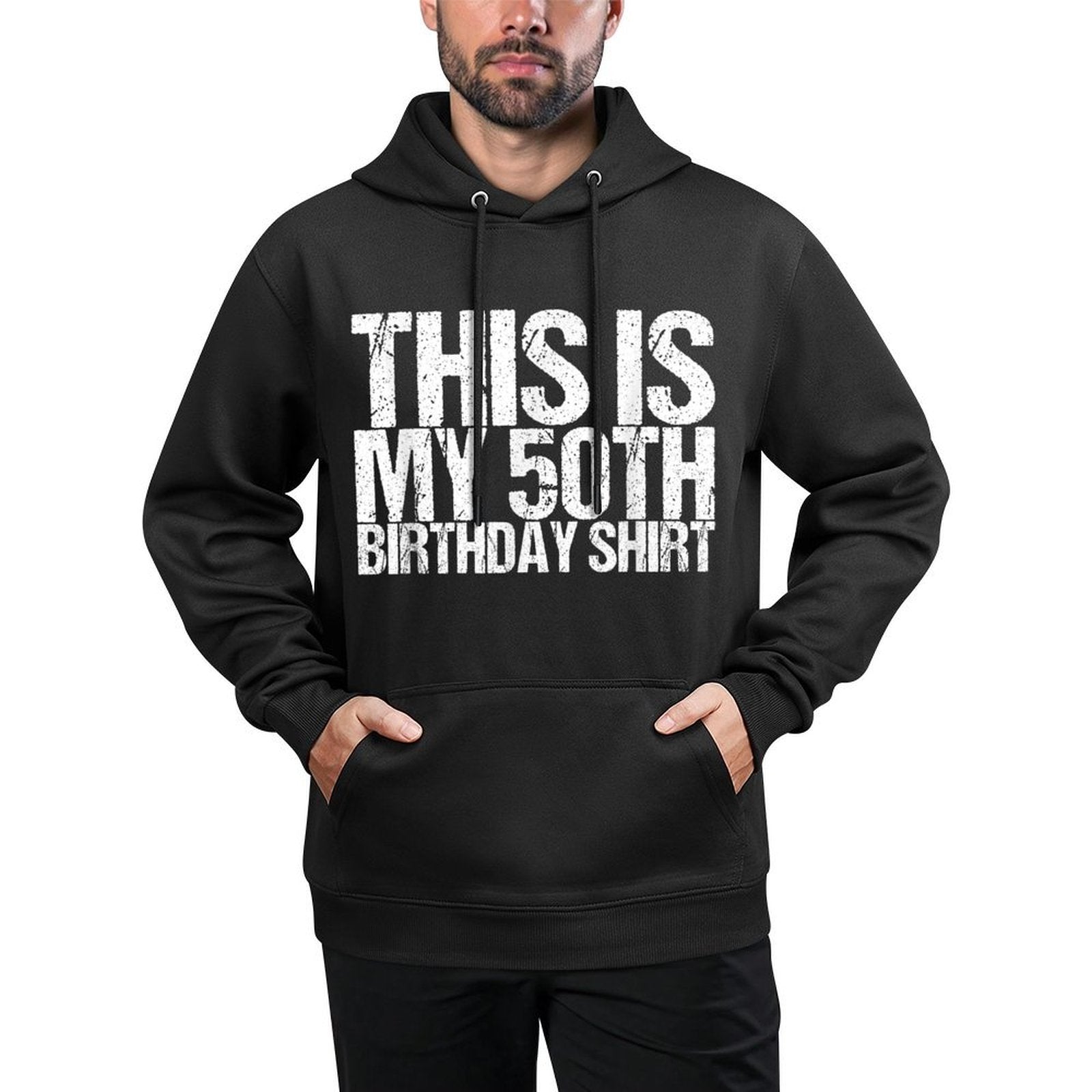 That's My 50th Birthday Shirt Shape Retention Hoodie