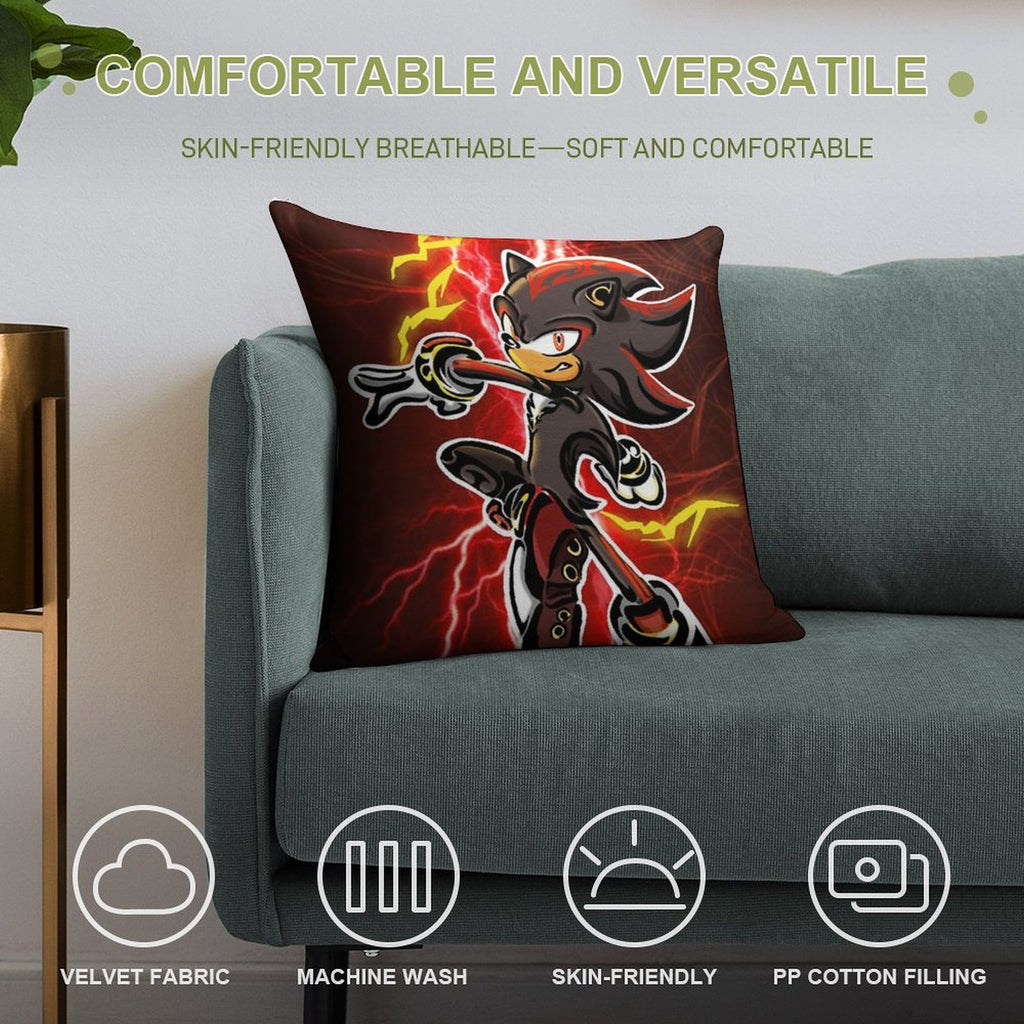 Shadow Tribal Art Poster Soft Bedroom Essential Throw Pillow