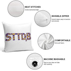 Louisiana Tigers - Neck STTDB Soft Reinforced Edging Throw Pillow