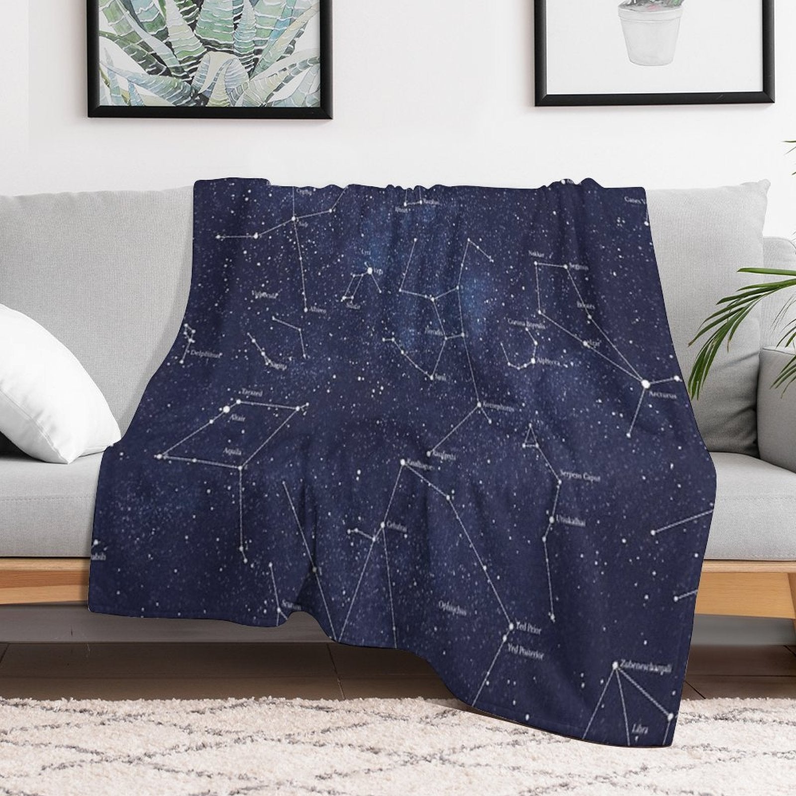 Constellations Plush Throw Blanket