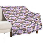 Cute Love Heart Bubble Tea Premium Throw Blanket