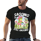 Sagging But Still Gagging Funny Frog Meme  Odor-resistant T-Shirt