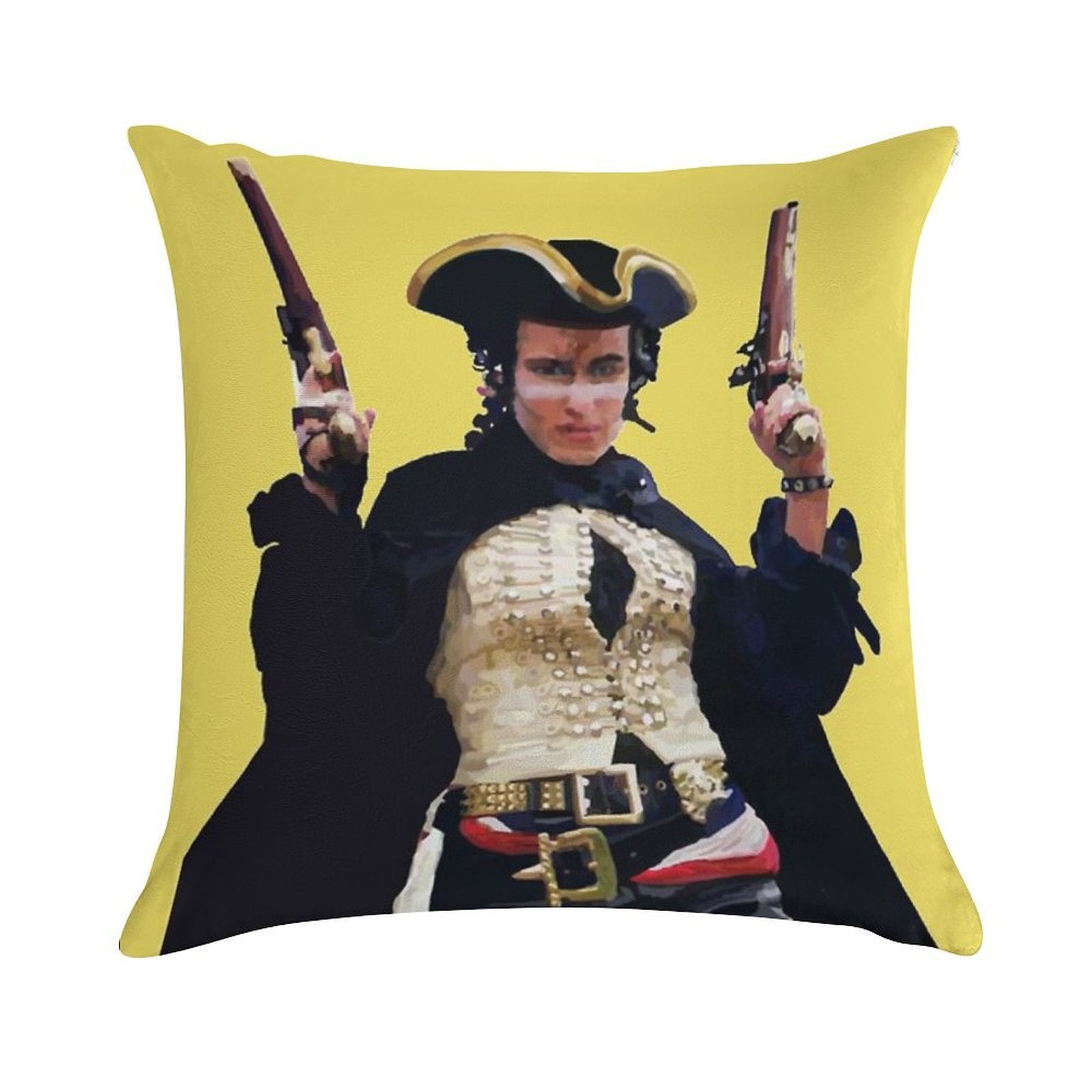 Adam Ant - Stand And Deliver Soft Style Accent Throw Pillow