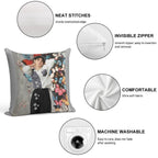 Mix in Moonlight Chicken Soft Home Decor Throw Pillow