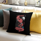 Death of The Fire Demon Soft Decorative Cover Throw Pillow