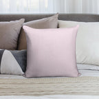 Pink And White Thin Stripes Soft Home Decor Throw Pillow