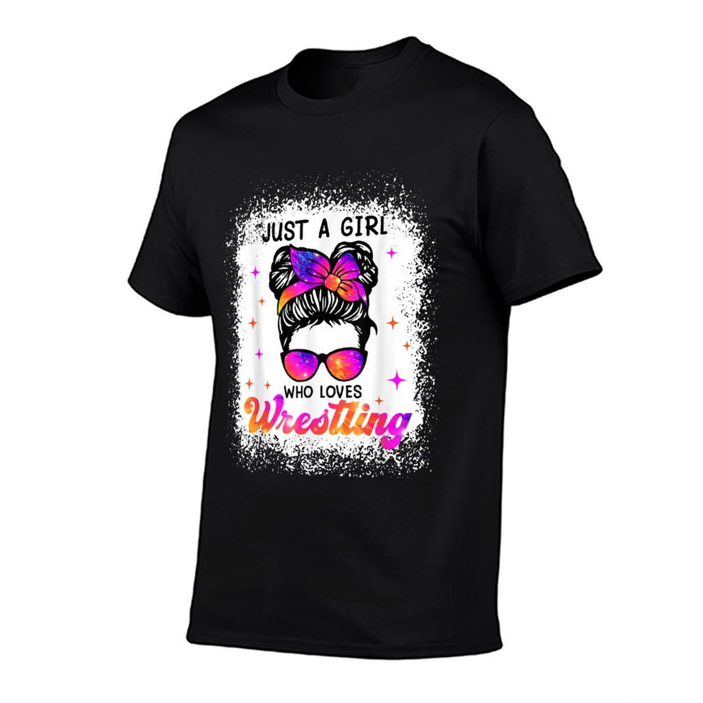 Just A Girl Who Loves Wrestling - Wrestler Girl  Women  Slim-fit Cut T-Shirt