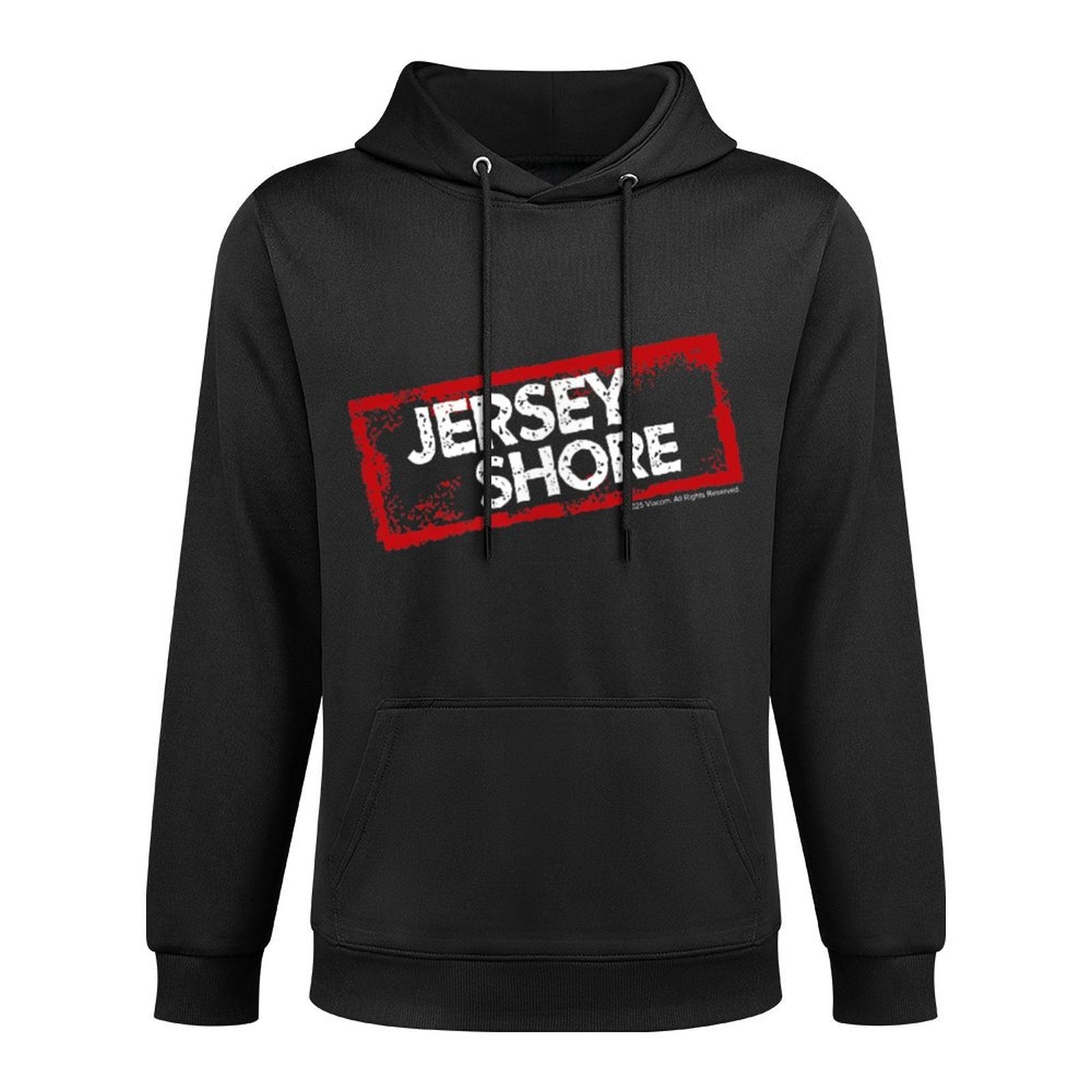 Jersey Shore Small Chest Logo Reality TV Show Relaxed Fit Hoodie