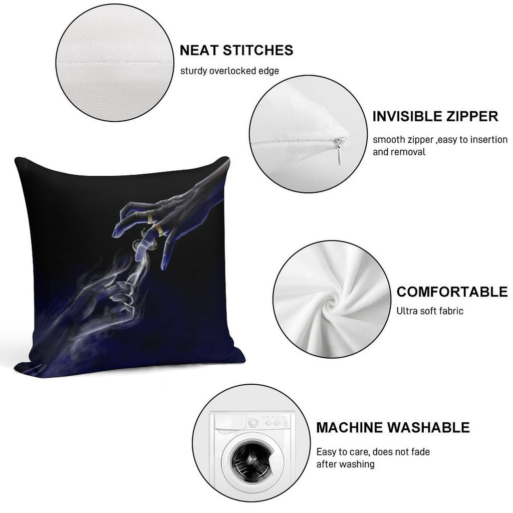 Just Let Me Go Or Take Me With You Soft High-Density Material Throw Pillow