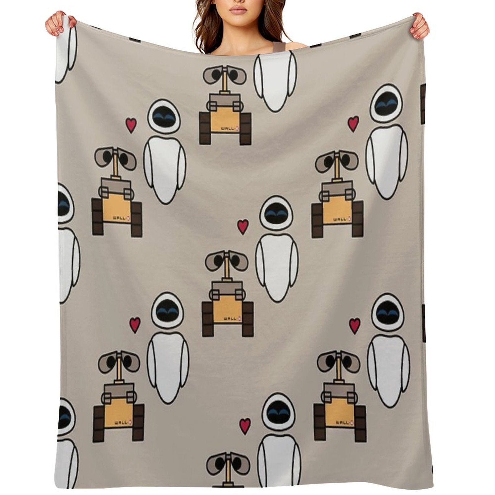 Wall-E And Eve Anti-pilling Throw Blanket