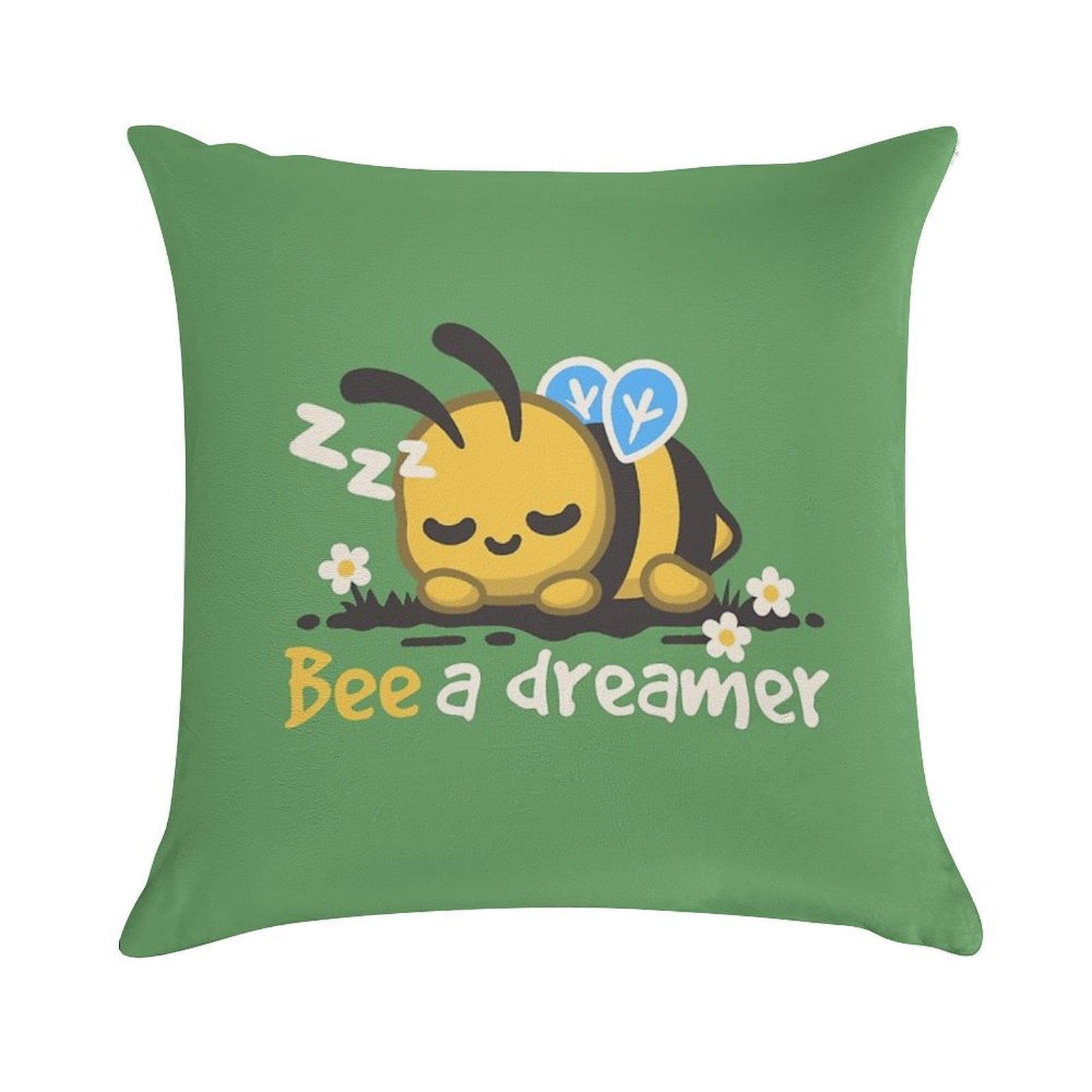 Bee A Dreamer Soft High-Density Material Throw Pillow