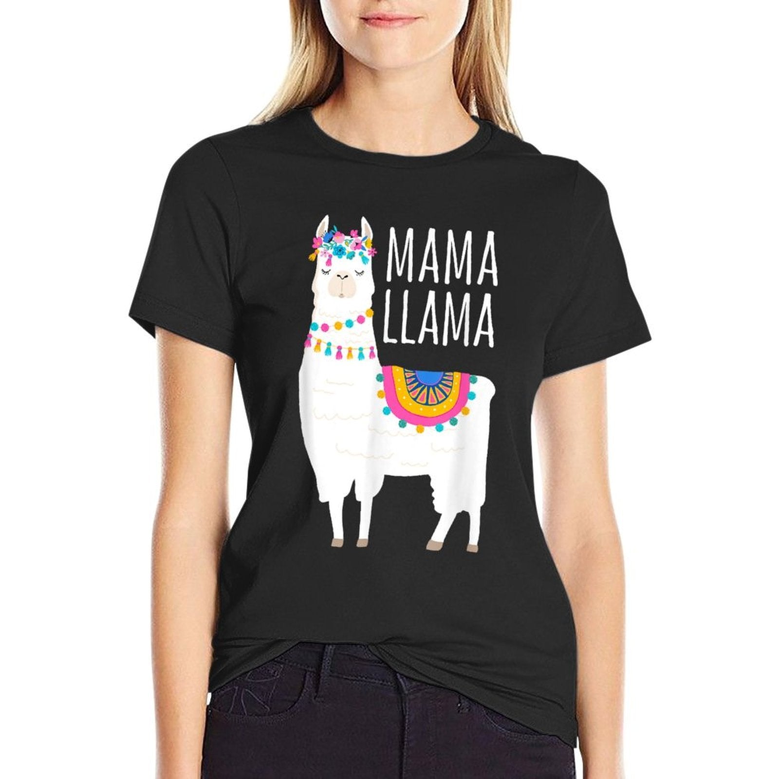 Mama Llama for Women  Lightweight T-Shirt