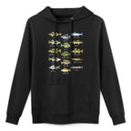 Do You Know Fish Co. Fish Species Biology Types Of Freshwater Fish Fishing Adjustable Hood Hoodie